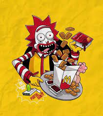 I saw the ad in instagram with the rick and morty supreme shirt logo but with schwifty instead of the supreme text. 13 Rick And Morty Supreme Wallpapers On Wallpapersafari