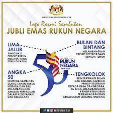 Please turn on subtitles for better understanding. Moe Logo Rasmi Sambutan Jubli Emas Rukun Negara