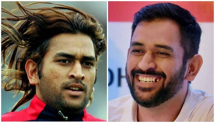 Image result for dhoni long hair"