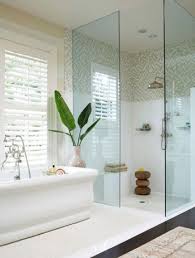 Glass never goes out of style and creates an absolute amazing and interesting environment within your bathroom. 38 Half Wall Shower For Your Small Bathroom Design Ideas Matchness Com