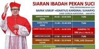 Untuk ibadah misa kamis putih ini diikuti oleh 250 orang. Jadwal Misa Pekan Suci Online Di Gereja Katedral Jakarta Sesawi Net