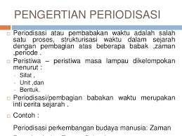 Tanggal 10 september 1948 : Berfikir Sejarah Secara Periodisasi Dan Kronologi