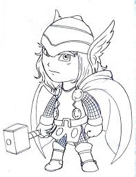 Thor Marvel Marvel Coloring Superhero Coloring Pages