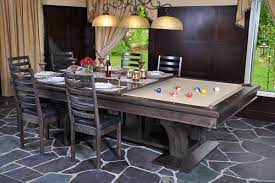 This Is Sucha Cool Idea Pool Table And Dining Table All In One Dining Room Pool Table Pool Table Dining Table Pool Table Room