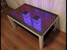 2 nezavisimye podsvetki infinity mirror table stolik s podsvetkoj beskonechnosti youtube infinity mirror table infinity mirror diy mirror table diy