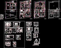 With a total floor area of 7 by 10.50 square meters, not too big but also not too small for new couples or single professionals. 2 Bedroom Bungalow Row House In Autocad Cad 959 6 Kb Bibliocad