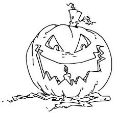 Dibujos de calabazas de halloween. Dibujo Para Colorear Halloween Calabaza 15