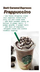 Dark Caramel Espresso Frappuccino Starbucks Recipes Starbucks Drinks Recipes Coffee Recipes