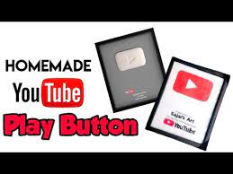 How To Make Play Button At Home Youtube Play Button Youtube Play Button In Pakistan Sajal S Art Youtube Play Button Youtube Gifts Cards