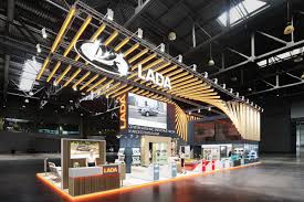Lada Mims Automechanika Moscow 2018 On Behance Interior Design Exhibition Exhibition Stand Design Exhibition Design