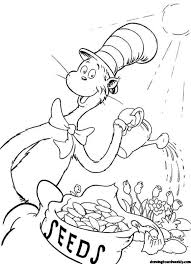 Read across america coloring sheets. Cat In The Hat Coloring Page Drawing Board Weekly