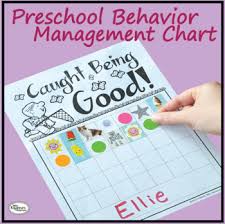 preschool behavior management chart