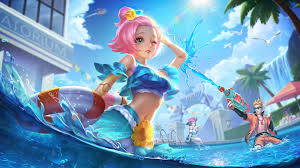 Choose from a curated selection of aesthetic wallpapers for your mobile and desktop screens. Angela Summer Vibes Ml Mobile Legends Hd 4k Wallpaper 6 3005