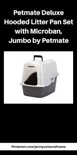 Petmate Deluxe Hooded Litter Pan Set With Microban Jumbo By Petmate Afflink Pet Mat Litter Pan Pan Set