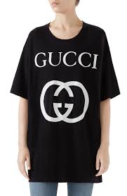 Womens Gucci Gg Interlock Tee Size Medium Black In 2019