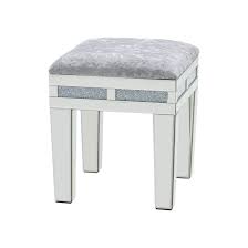 Vanity table set with touch screen adjustable lighted mirror with cushioned stool 3 lighting modes round mirror dressing table 2 drawers easy assembly mirror can be mounted on a desktop or hung on the wall. Mercer41 Dressing Table Stool Reviews Wayfair Co Uk
