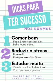 Veja as notas dos exames nacionais em 2020. Dicas Para Ter Sucesso Nos Exames Resultados Escolares Dicas Gestao De Stress
