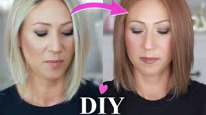 haare braun getont jetzt blond farben dark hair alternative hair punk hair