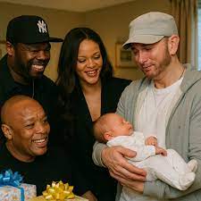 Having just welcomed his first grandson, Eminem was moved when 50 Cent,  Rihanna and Dr. Dre unexpectedly came to his home in Detroit, bringing  gifts and tears Read more: https://newstvseries.com/u5q6  https://newstvseries.com/phamhuyen/jay-z-and-beyonce ...