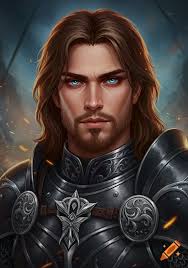 Grizzled Handsome Fantasy Knight created