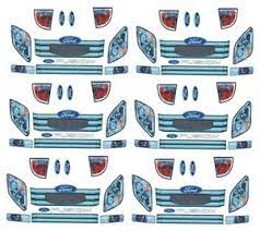 Ford fusion nascar race car 2012 wallpapers. Ford Fusion Headlight And Tailights 1 24th 1 25th Scale Decals Ebay