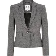 Black And White Blazer Womens Austin Reed Black White Tweed Jacket 150 Liked On Polyvore Featuring Outerwear Jackets Black And White Jacket Black White Blazer Black N White Blazer