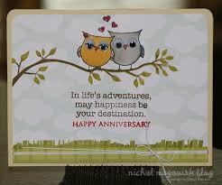 Diy anniversary cards using the p.s. Anniversary Card Stamping Copics Nichol Spohr Llc