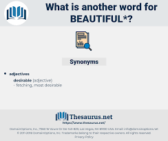 Attractiveness, appeal, charm, grace, bloom, glamour, fairness, . Synonyms For Beautiful Thesaurus Net