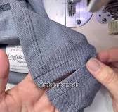Abertura lateral de camisa polo #costurando #costura #uniform #polo #fypシ