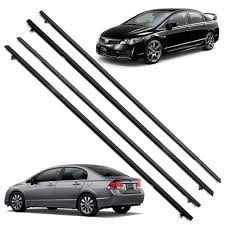 See more of modify civic fd on facebook. Fits Honda Civic Fd 06 08 2010 11 Set Front Rear Weather Strip Out Door Black Ebay
