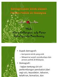 Pengajian malaysia e folio (etnik melayu). Kemajmukan Etnik Dalam Proses Politik Di Malaysia