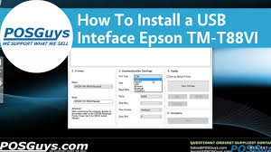 Epson tm t88v driver windows 10. Posguys How To Install The Usb Interface Epson Tm T88vi Youtube