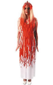 Carrie white's infamous bloody prom dress. Deguisements Femme Sanglante Prom Queen Halloween Horreur Carrie Film Fancy Dress Costume Deguisements Femmes