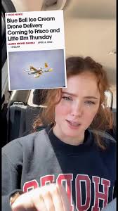 Drones Delivering Ice Cream in Frisco and Little Elm