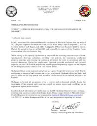 Press option 7 to leave a message. Letter Of Recommendation For Qodamah Hameed