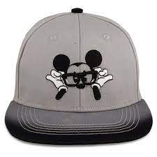 Hipster Mickey Mouse Is Fixing His Glasses And Looking Cool On This Fashionable Baseball Hat For Adults With Its T Disney Hats Baseball Hats Mens Hats Baseball