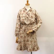 新作入荷しましたー花柄ワンピース冬素材のワンピースです4200 dress ワンピース 花柄 instagood apparel fashion fashionista fashionblogge dresses with sleeves fashion long sleeve dress