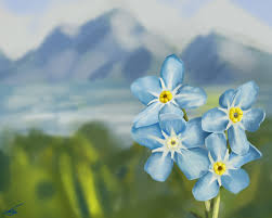 Maybe you would like to learn more about one of these? Artstation Do Not Forget Me Flower Alejandro Moran