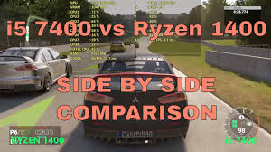 42.1% better performance in benchmarks. Is Ryzen 5 1400 Better Than I5 7400 Gaming Performance Comparison Rx 580 Youtube