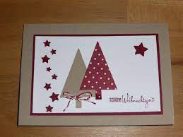 Nebst einem schönen geschenk sind karten wichtige bestandteile, um bekannten, freunden und familienmitglieder frohe weihnachten zu wünschen. Weihnachtskarte Selbst Gemacht Tannenbaume Schone Weihnachtskarten Basteln Weihnachtskarten Basteln Vorlagen Weihnachtskarten Selber Basteln