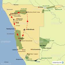 What partnership means to us. Stepmap Sw Namibia Aus Der Vogelperspektive Landkarte Fur Afrika