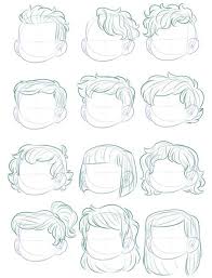 Chibi People Anime Drawing Tips How To Draw Hair Hair Sketch