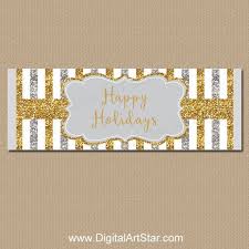 24,000+ vectors, stock photos & psd files. Happy Holidays Candy Bar Wrapper Holiday Party Favors Silver And Gold Christmas Chocolate Bar Wrappers Instant Download Favor Ideas B4 By Digital Art Star Catch My Party