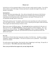 Maybe you would like to learn more about one of these? Mitosis Lab Mitosis Lab Guidelines
