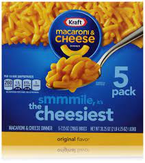We did not find results for: Amazon Com Kraft Original Flavor Macaroni And Cheese Meal 7 25 Oz Boxes Pack Of 5 Grocery Gourmet Food