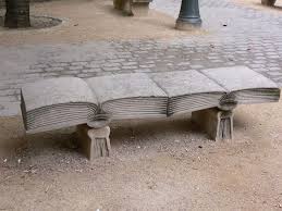 Book Bench In Paris Bench Cool Books Reading Bench