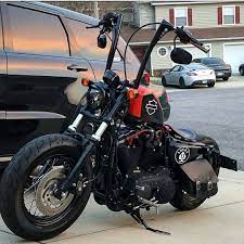 Pin By Tulio Falcao On Cool Enough To Do Something Stupid With Sportster Bobber Harley Bikes Harley Sportster 48