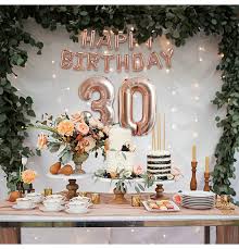 La couleur rose gold est pour vous, déclinée en déco de table, déco gateau, guirlande joyeux anniversaire. Ballons De Baudruche Cuisine Maison Zcoins Decoration Anniversaire 30 Ans Decorations Ballons Selection Rose Gold