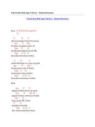 Lirik ada yang hilang oleh ipang. Chord Dan Lirik Lagu Chrisye Damai Bersama