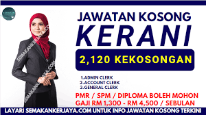 Apakah kerani akaun, apa sebenarnya yang mereka lakukan dan berapa banyak yang boleh mereka perolehi? 2 120 Kekosongan Kerani Seluruh Negara Minima Pmr Boleh Mohon